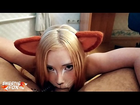 ❤️ Kitsune gëlltit kar dhe sperma në gojën e saj ❤️❌ Porno tek ne ﹏
